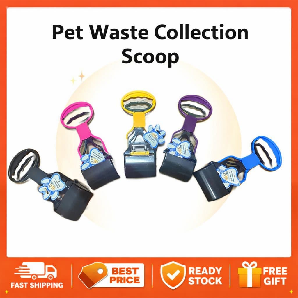 Super Pá Garra Higiênica Cata Caca Coletora De Cocô - Cores Sortidas