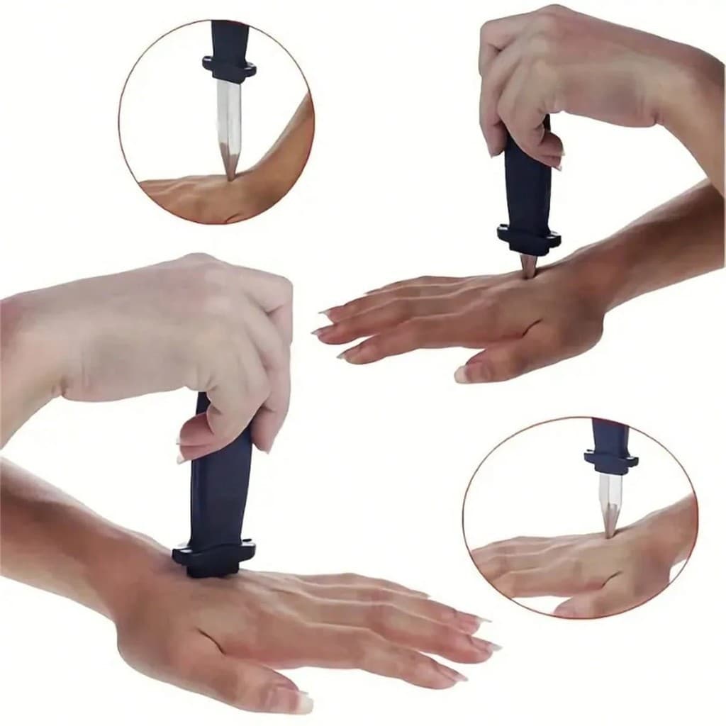 Faca falsa Mágica Brinquedo Retrátil  Truque Pegadinha Engraçada Festa