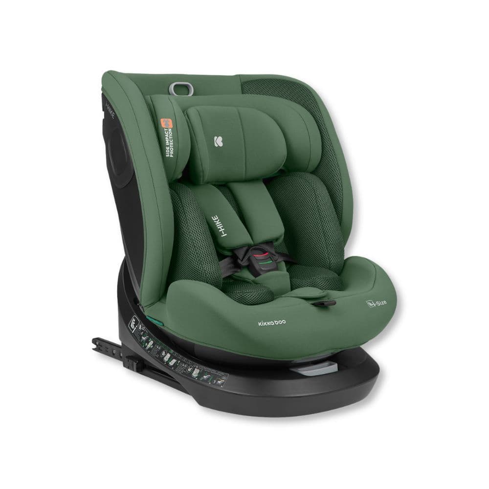 CADEIRA DE CARRO ISOFIX I-HIKE 40-150CM 360° ARMY GREEN (VERDE) - KIKKA BOO