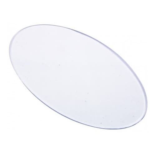 Kit 70 Base Redonda Acrílica Transparente 5cm Diâmetro