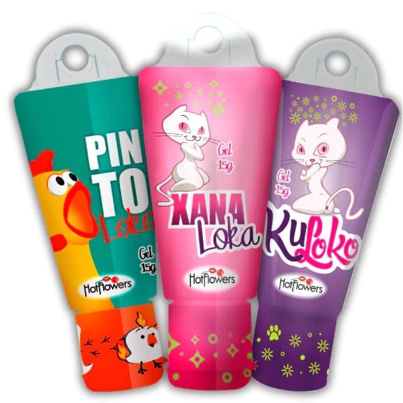 Kit Casal Sex Shop Trio Sensações Explosivas Gel lubrificante Produtos Eróticos