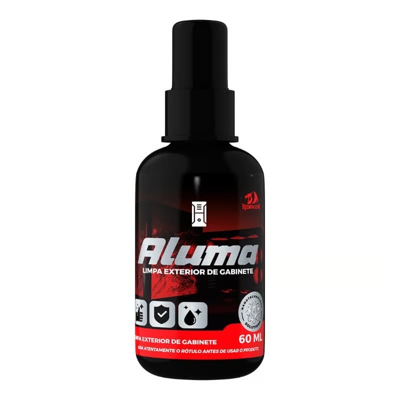 Solução para Limpeza de Gabinetes Redragon Aluma Nano 60ml