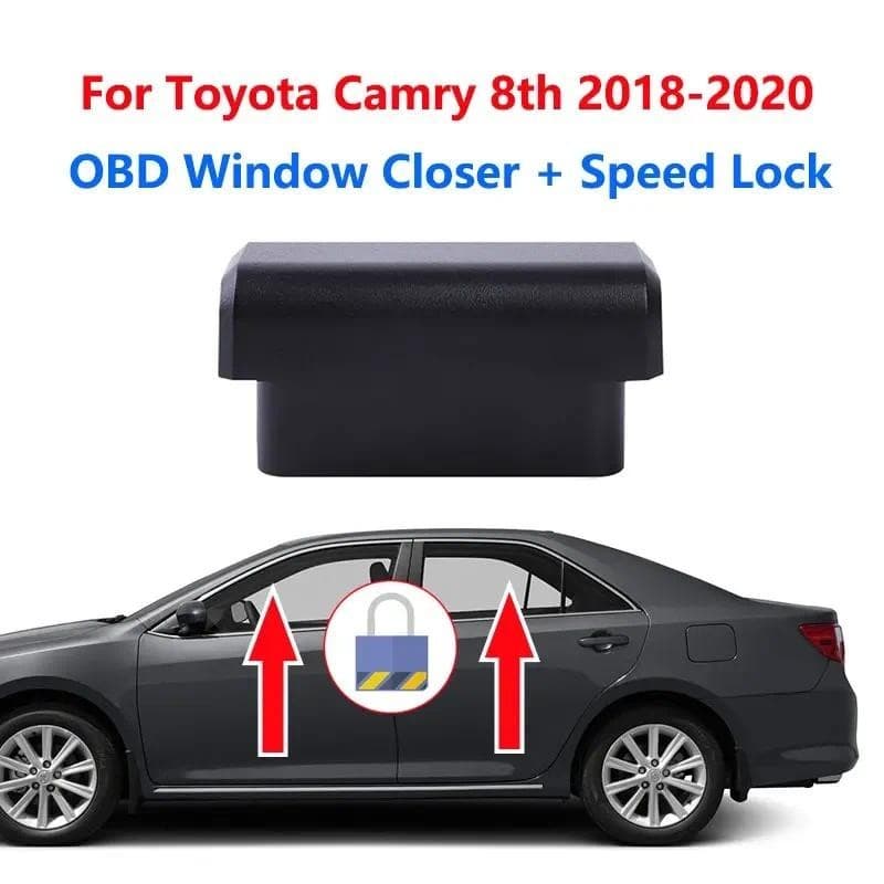 Para Toyota Camry 8th 2018 2019 2020 Auto OBD Janela Elevador Abertura Mais Próxima + Bloqueio De Velocidade Módulo Desb