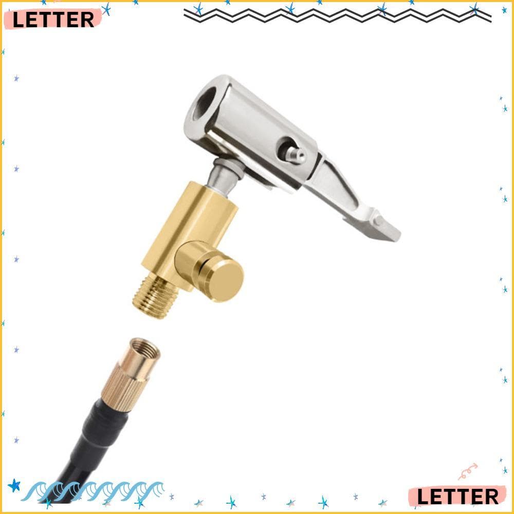 Conector De Bomba Inflável Carta Para Pneu De Carro Adaptador De Válvula De Reparo De Mangueira