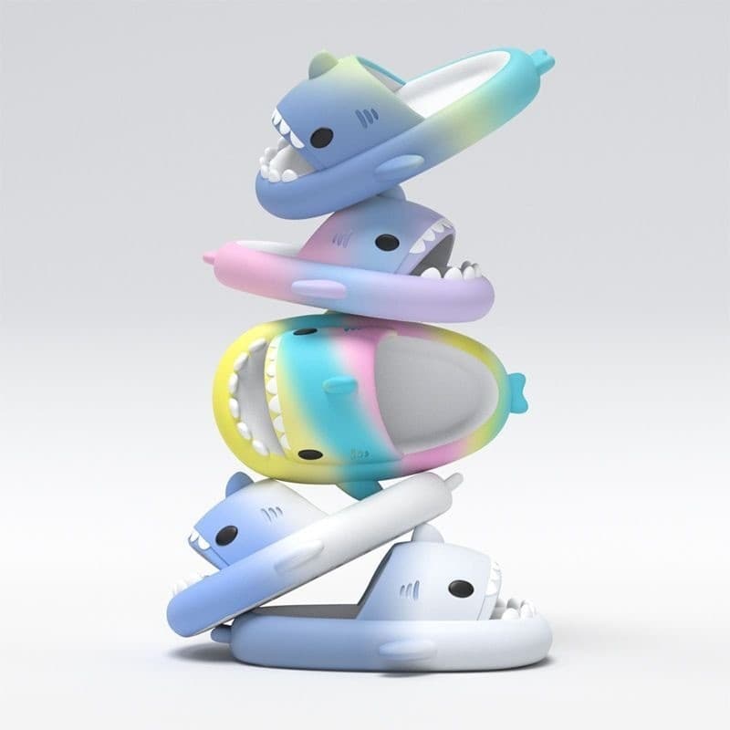 Chinelo Infantil Verão Tubarão 3D – Antiderrapante, Macio e Super Confortável EVA Desenho