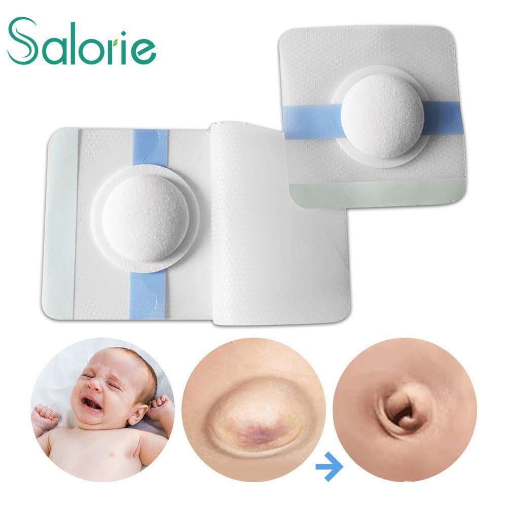 5/10 Pcs Faixa Umbilical para Bebê Adesiva Cinto para Hérnia Umbilical Adesivo Descartável