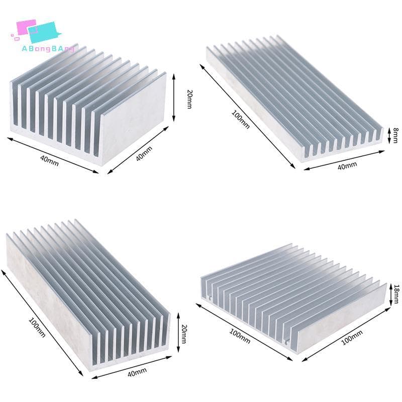 Dissipador De Calor De Alumínio Extrudado Abongbanghn Para Do Radiador De Chip IC LED De Alta Potência