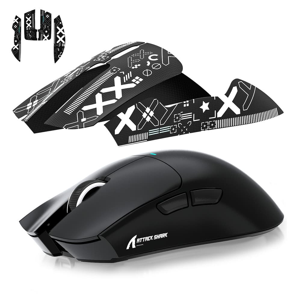 Ataque tubarão X11 mouse anti-deslizamento adesivo absorvente de suor anti-deslizamento anti-risco jogo mouse adesivo re