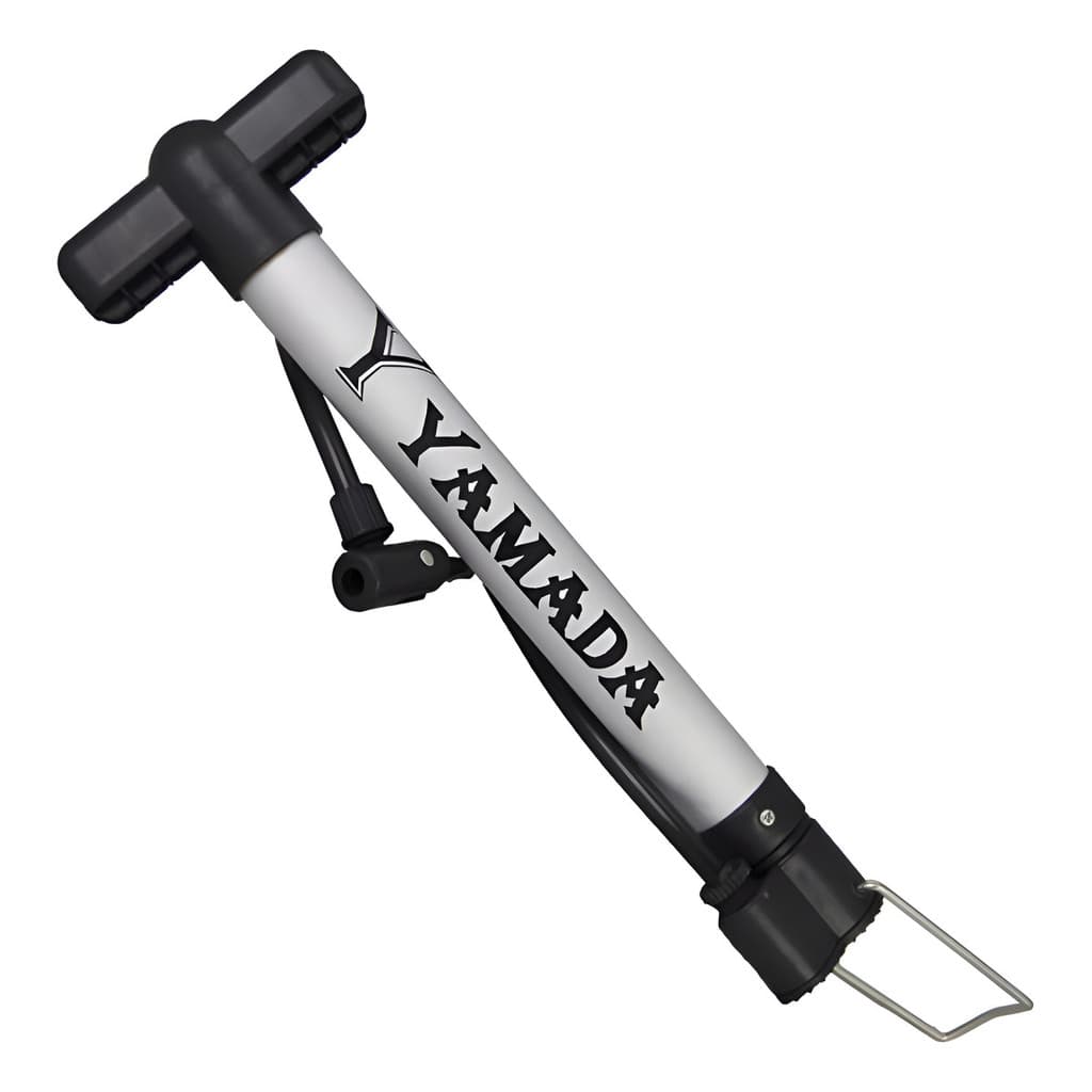 Bomba de Ar Bicicleta Alumínio 45 PSI 30cm Prata