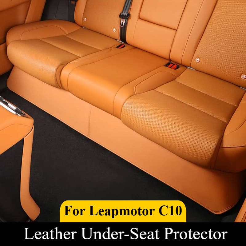 Para Leapmotor C10 : Protetor De Couro Sob O Assento-Instalação De Gancho E Laço Sem Ferramentas ​
