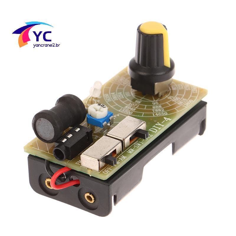 YCBR AM/FM/SW Onda Média Rádio De Ondas Curtas Receptor De Banda Completa Módulo De Fone De Ouvido Volume Ajustável .