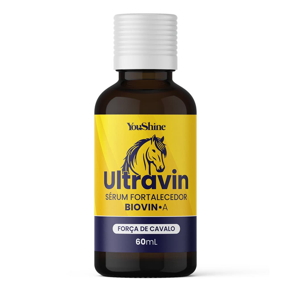 Sérum de Crescimento Acelerado Capilar Força de Cavalo Biovin-A Ultravin YouShine 60ml Antiqueda
