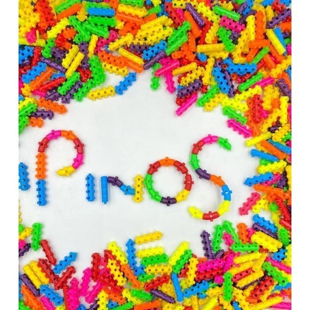 Blocos de Montar Pinos Encantados com 100/200/300/500 Peças Brinquedo de Montar Colorido Brinquedo Educativo