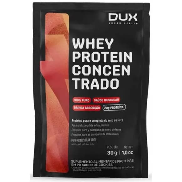 WHEY PROTEIN CONCENTRADO 30G DUX