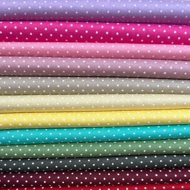 Poá +10 Cores Caldeira Tricoline 100% Algodão 55x150cm