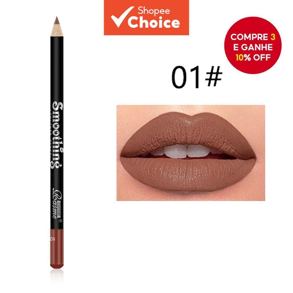 Delineador Labial Multicolorido De Doze Cores , Hidratante Opcional , Cor Natural , Fácil Maquiagem , Caneta Batom