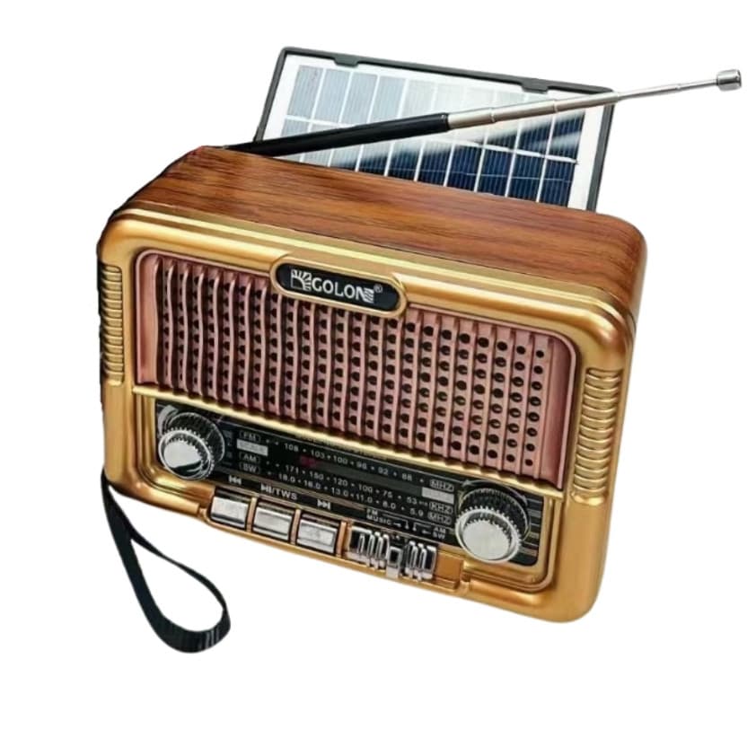 Rádio Retrô Am Fm Radinho Portátil Vintage Bluetoth