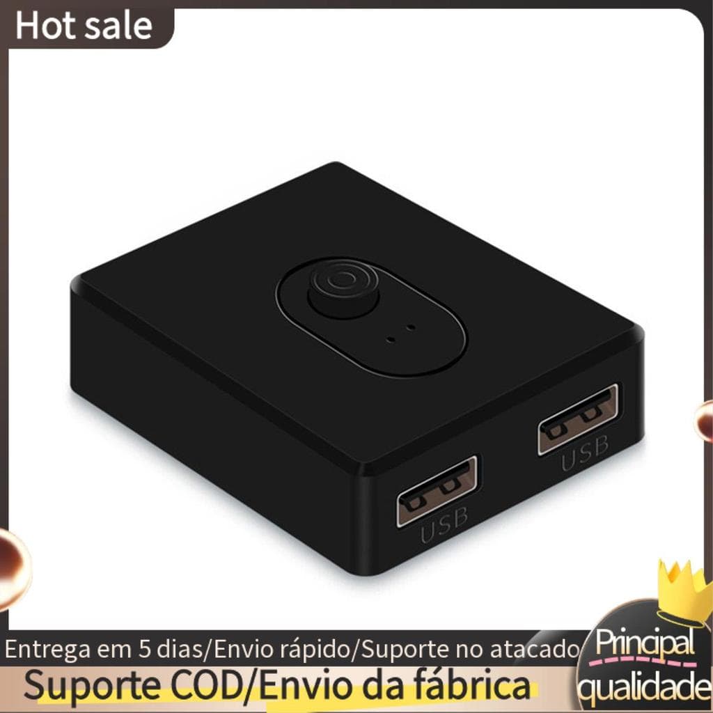 USB 3.0 KVM Switch 1X2/2X1 Switcher Para Laptop Computador Impressora Teclado Mouse ABS , B