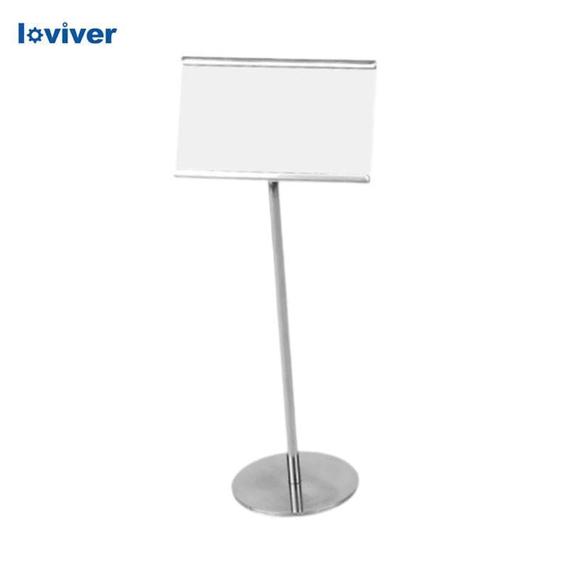 Suporte Para Cartão De Lugar Nome Em Aço Inoxidável Sinal De Mesa Exibição De Clipe De Cantos Lisos Base Grossa Adequada