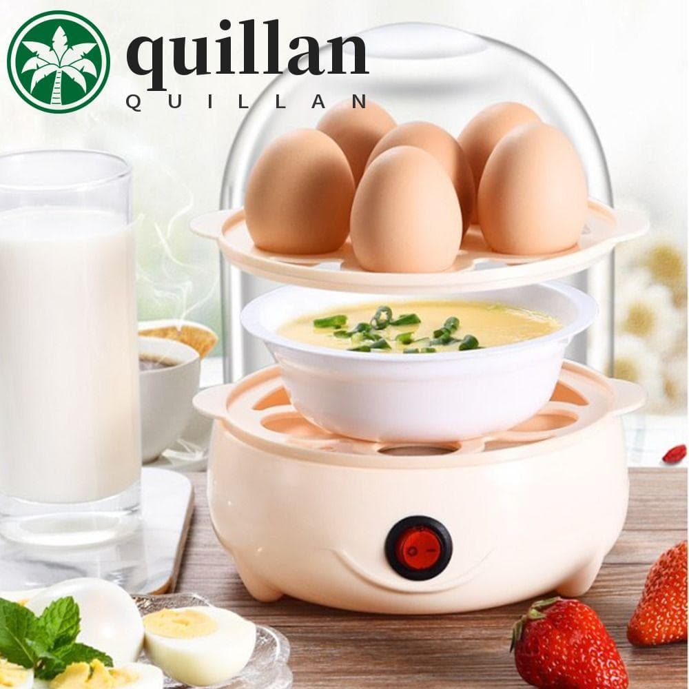 QUILLAN Fogão Elétrico De Ovos Rápido Multifuncional Para Alimentos A Vapor Poacher Aquecedor Café Da Manhã Cozinhar Mil