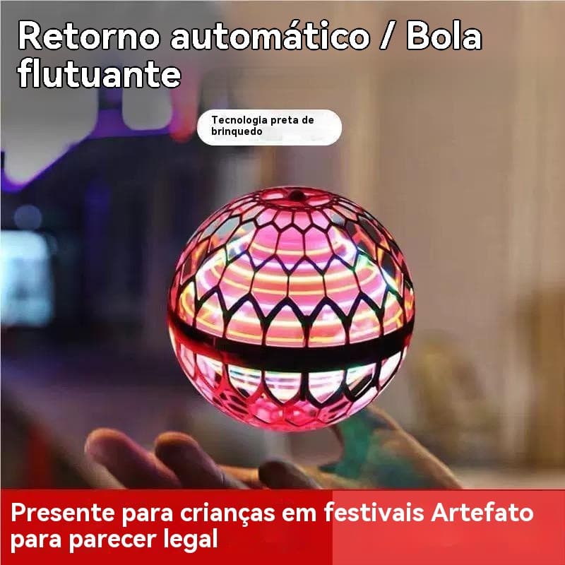 Bola Giratória De Levitação Mágica-Brinquedo Voador Giroscópio Hipnótico Para Crianças Com Luzes LED Presente De Natal