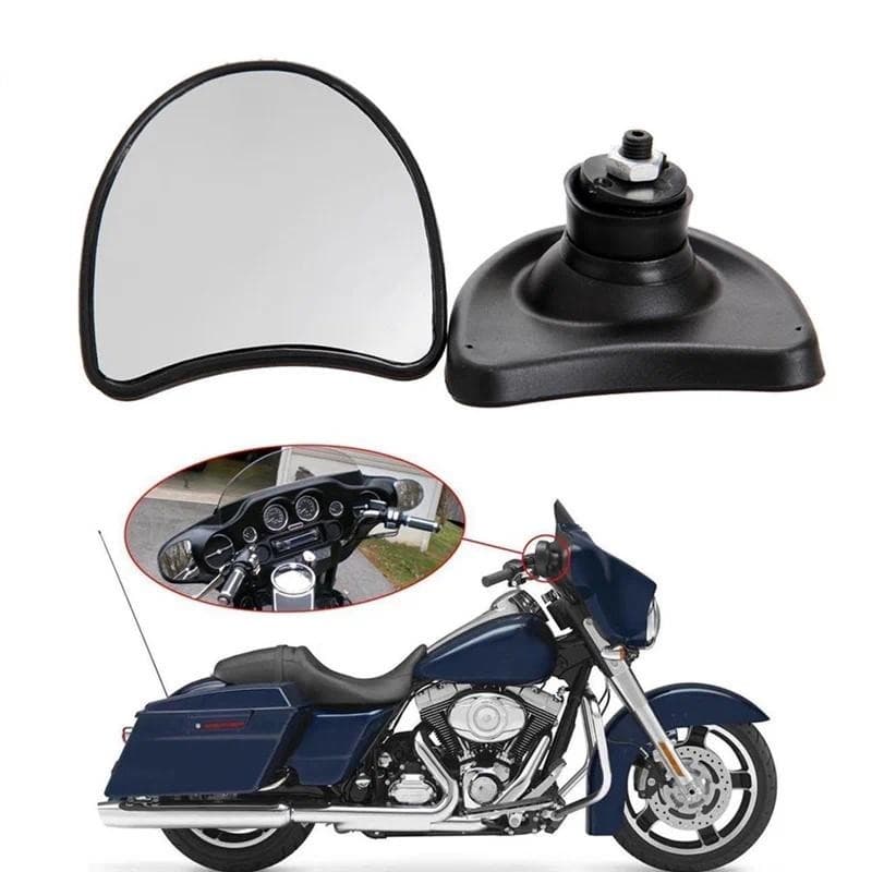 Refletor De Motocicleta Carenagem Espelho Retrovisor Reverso Para Rua Supremo Deslizamento De Três Rodas Grande 14-19