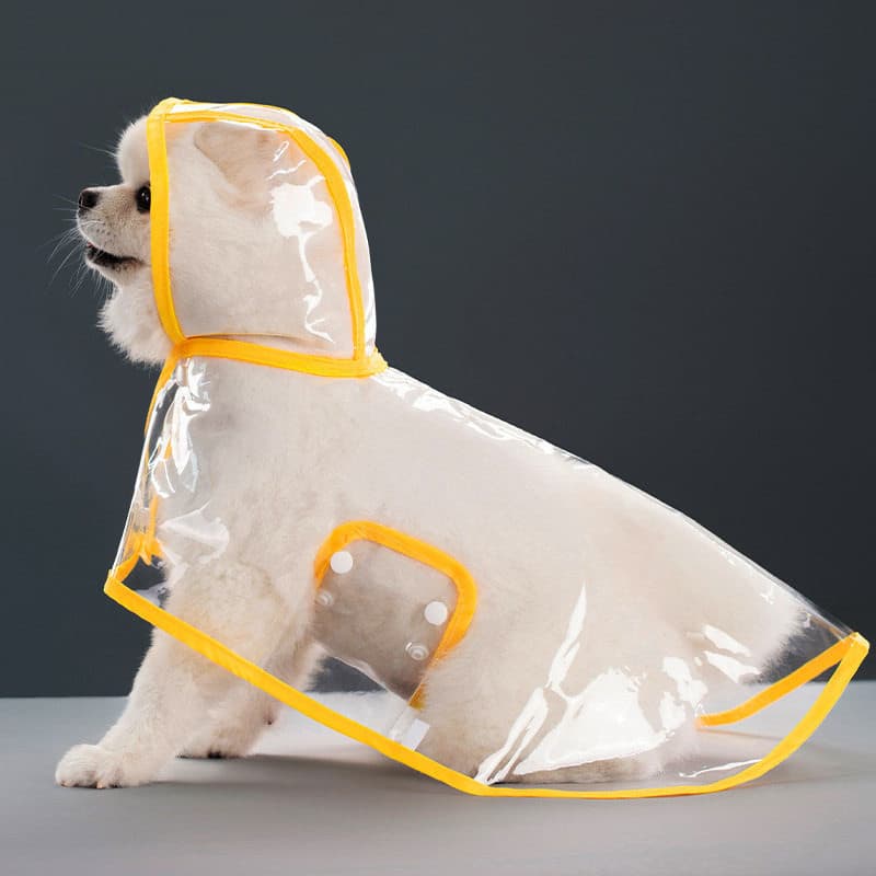 Capa de chuva para cachorro, capa de proteção para barriga, pelúcia pequena, tamanho médio, Shiba Inu, filhote de cachor