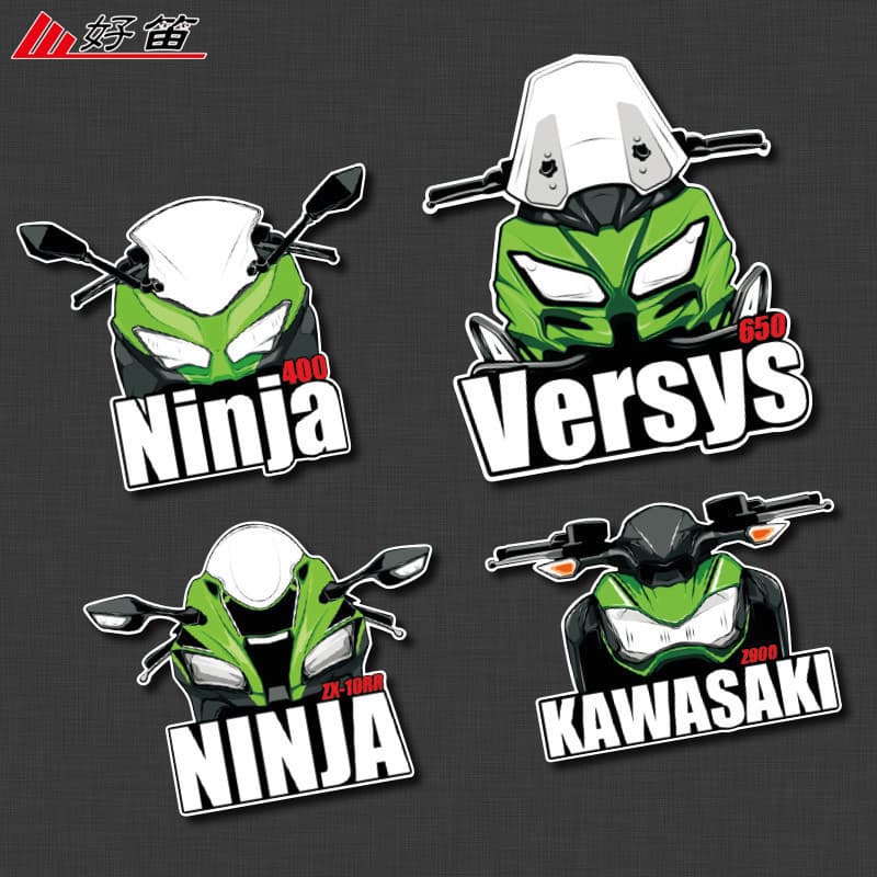 Adesivos Para Motocicleta Arranhões Kawasaki ninja400650Z900 Modelo De Carro Rider Club Reflexivos Suprimentos De Locomo