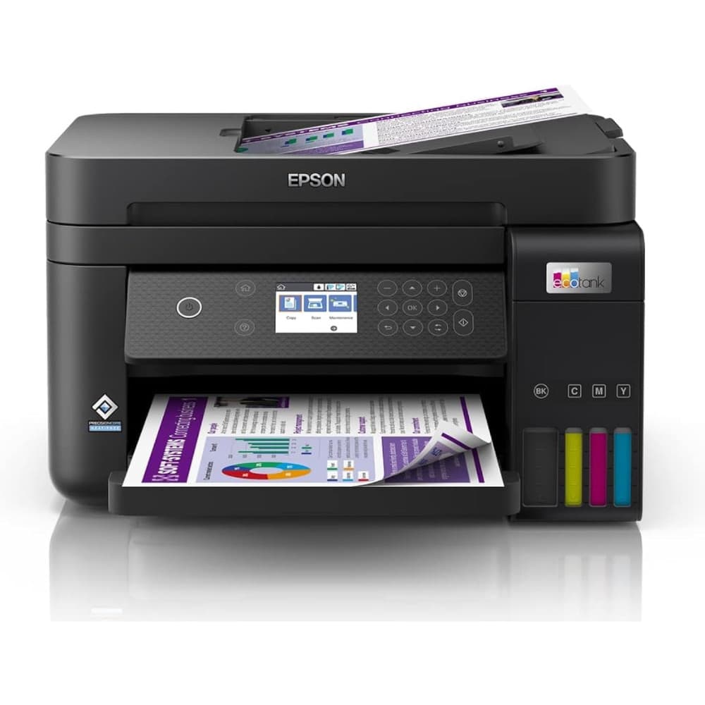 EPSON Multifuncional EcoTank L6270 - Tanque de Tinta Colorida Wi-Fi Direct Ethernet Frente e Verso Automático Bivolt