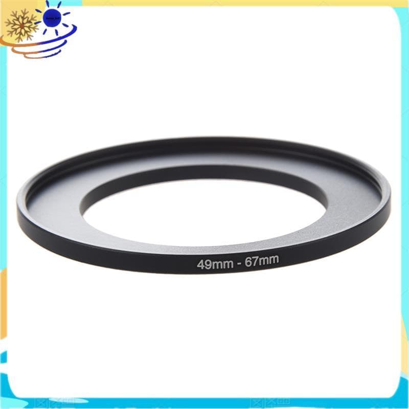 Filtro De Lente De Câmera Intensifica Anel Adaptador 49mm-67mm Preto