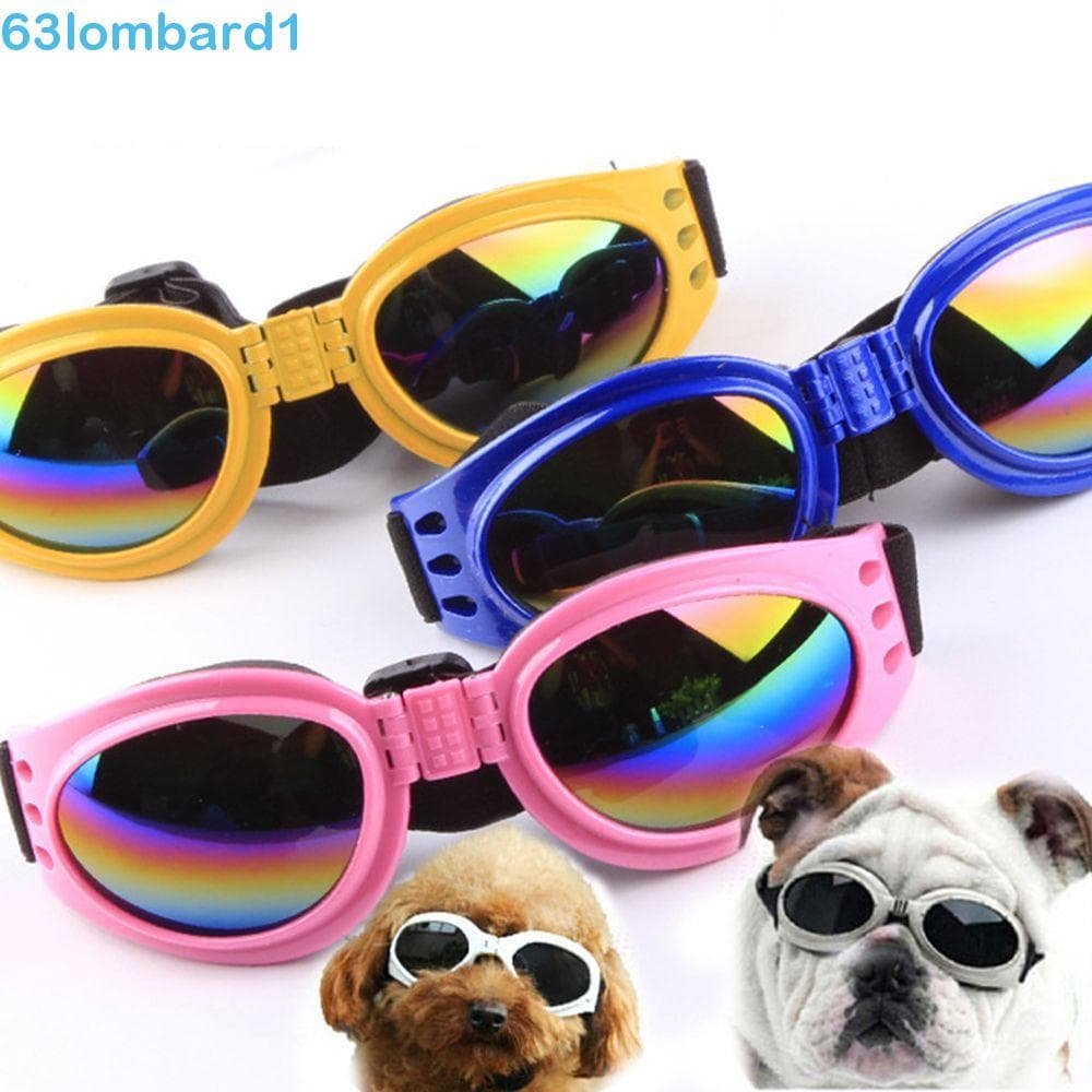 Óculos De Sol LOMBARD1 À Prova D'água 6 Cores Médio Grande Cachorro Proteção UV De Vento