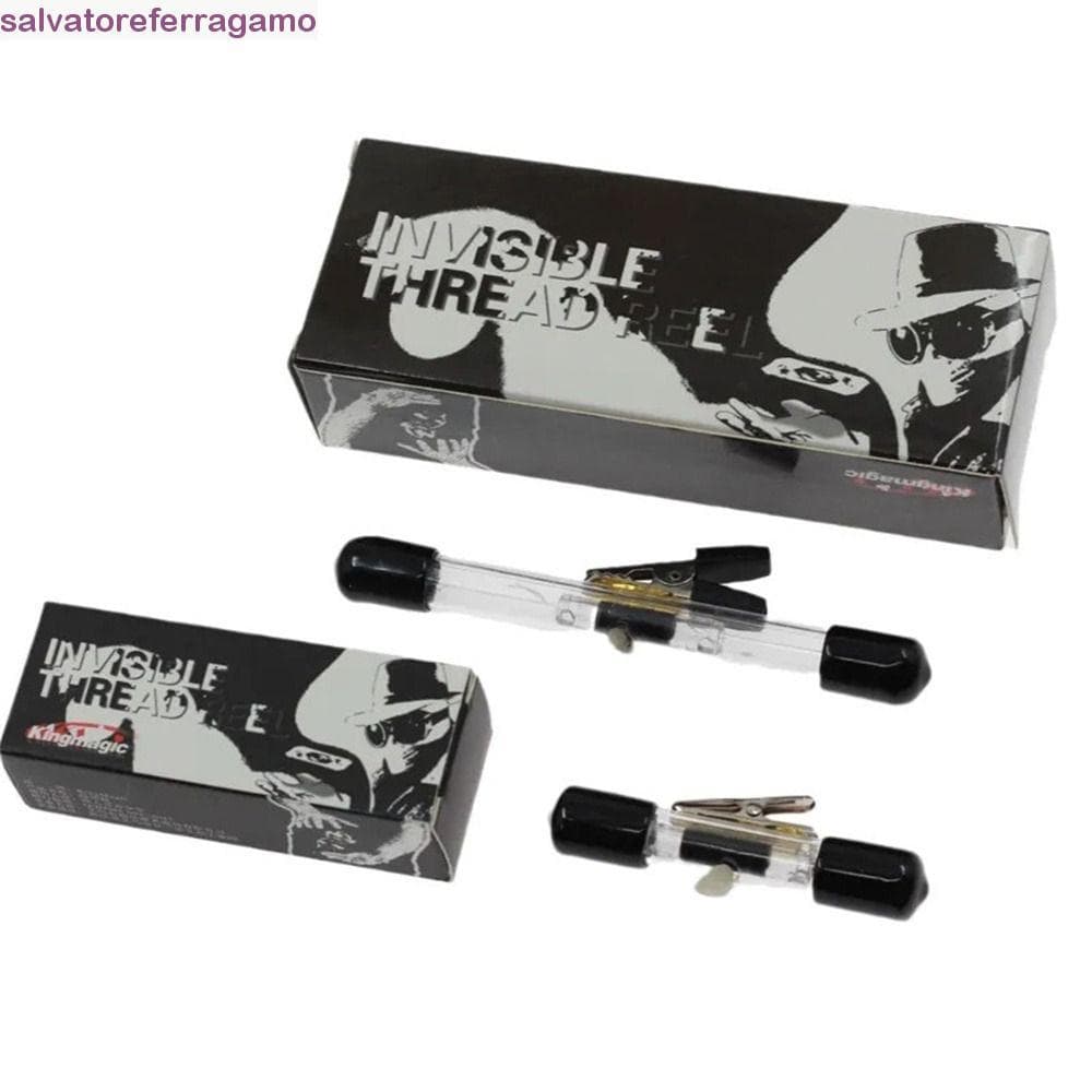 Linha Invisível SALVATOREFERRAGAMO ITR , Mini Carretel Retrator De Mágica Grande , Mentalismo