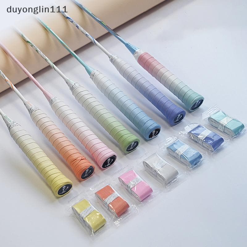 (duyonglin111) 1Pc Gradiente Overgrip Antiderrapante Absorvente De Suor Raquete De Badminton Alça Enrolamento Fita Acess