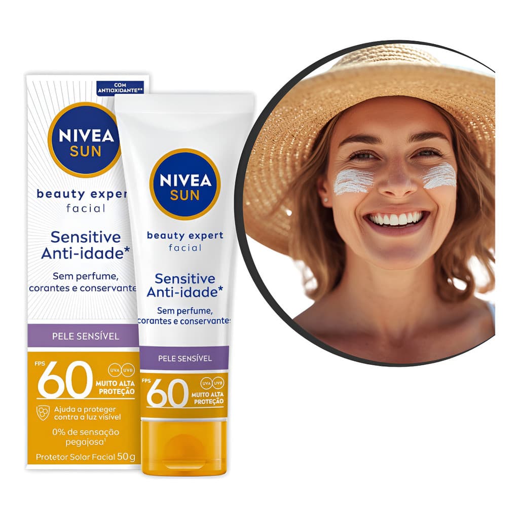 Protetor Solar Facial Nivea Anti-idade Fps50 50g