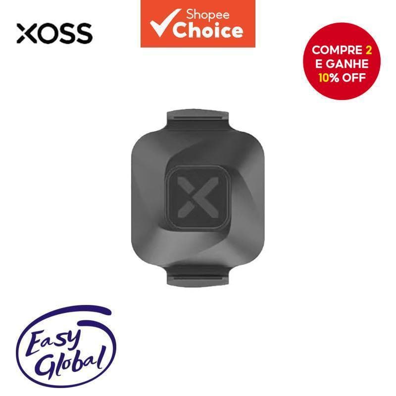 XOSS Sensor de Velocidade e Cadência Inteligente Bluetooth ANT + BIke Compatível com GARMIN e Bryton