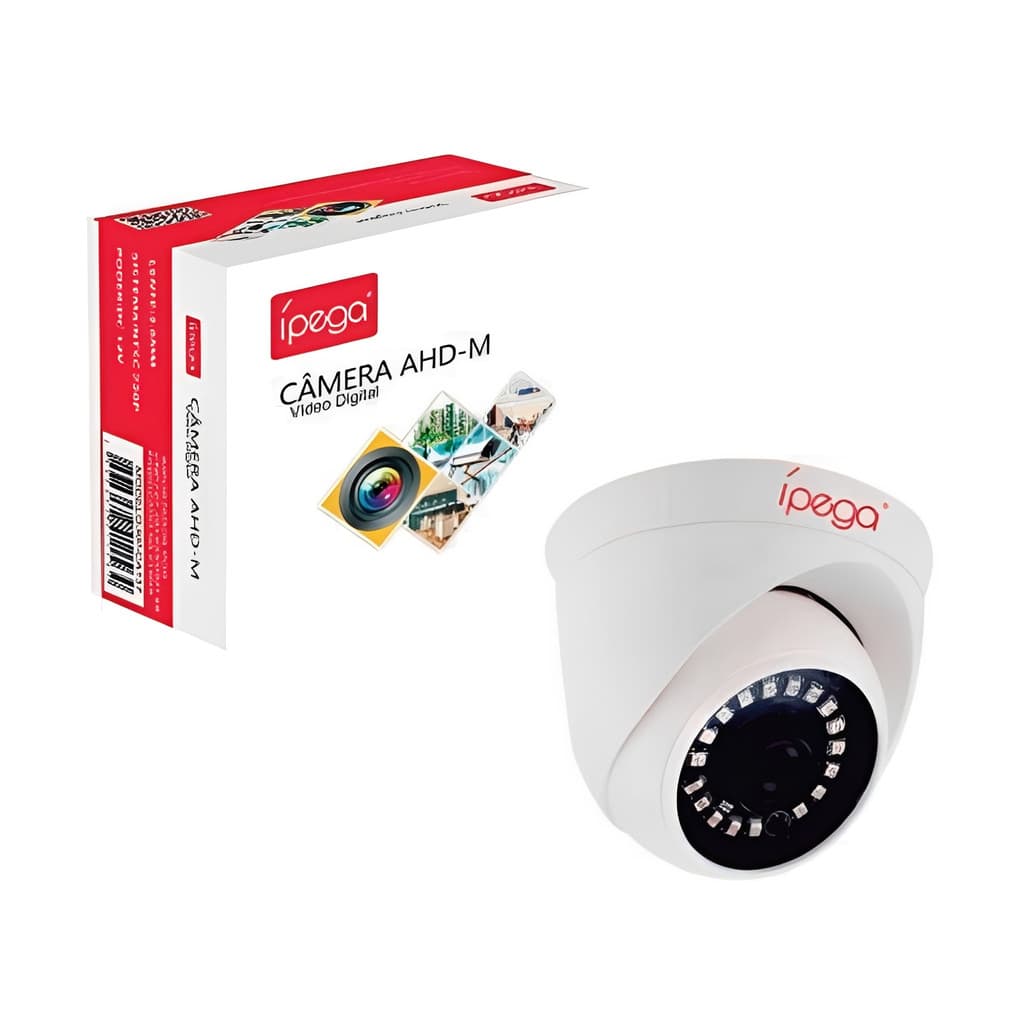 Câmera de Segurança AHD 720p Resistente à água e poeira IP66 com Visão Noturna Para Casa Escritório