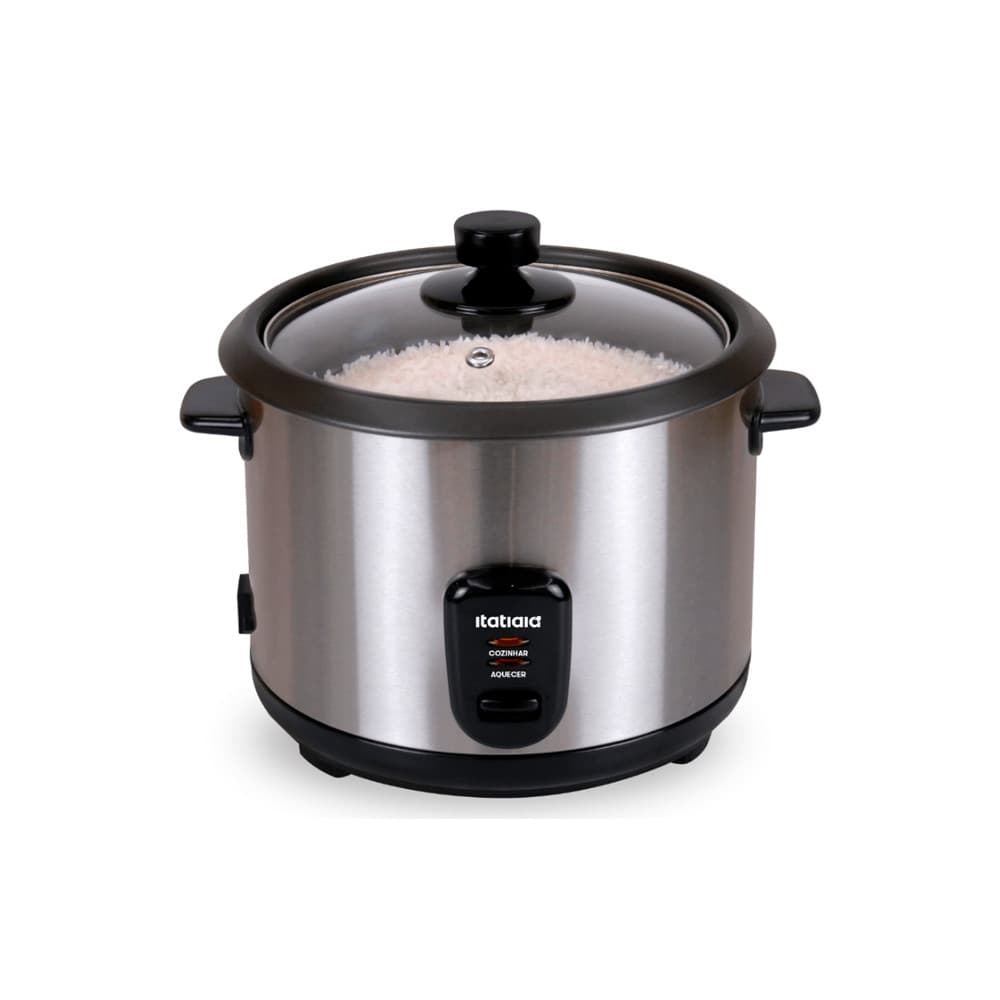 Panela de Arroz Elétrica Itatiaia Midi 700w 10x 1,8l Inox 220v