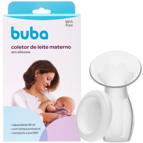 Coletor De Leite Materno Buba Silicone Macio Amamentação Extrator Portátil Tampa Protetora Bebê.