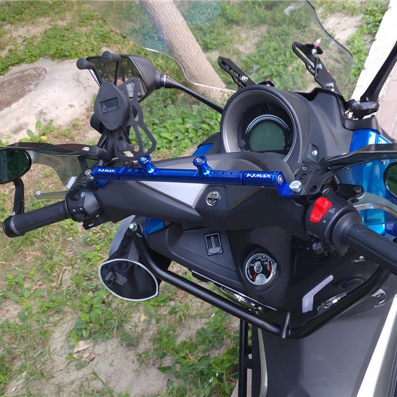 Para YAMAHA NMAX155 NMAX125 N-MAX 125 155 XMAX300 X-MAX250 400 Motocicleta Suporte Do Telefone Móvel Barra De Equilíbrio