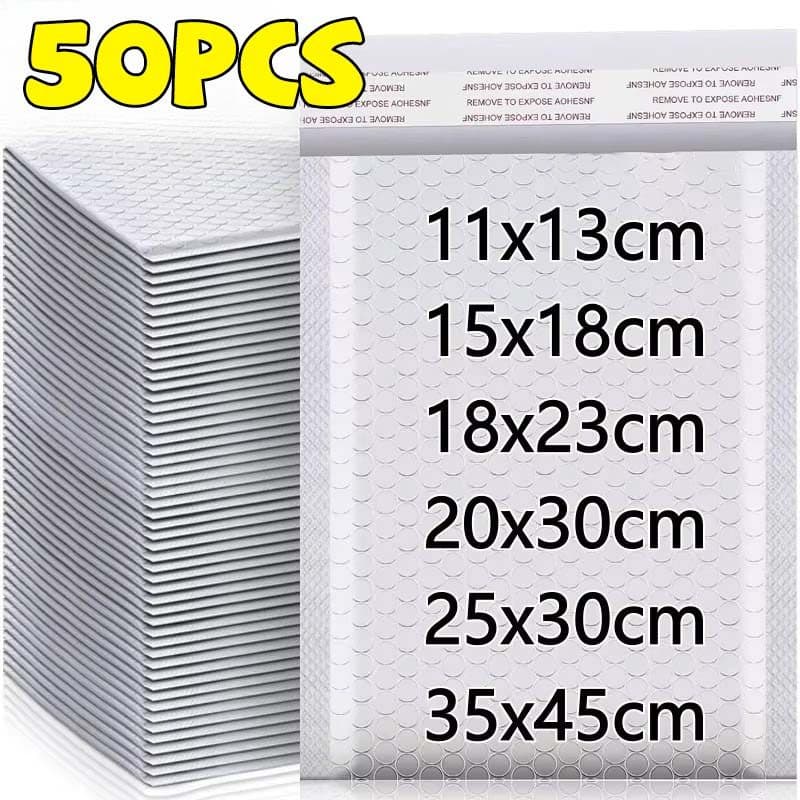 Envelopes De Bolha Com Vedação Automática À Prova D'água Forro De Espuma-Sacos De Transporte Acolchoados Protetores Para