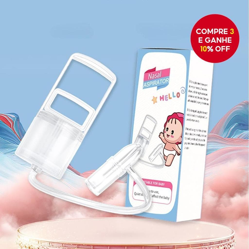 Aspirador Nasal Manual Para Bebê , Limpador Removível , Cuidados Nasais