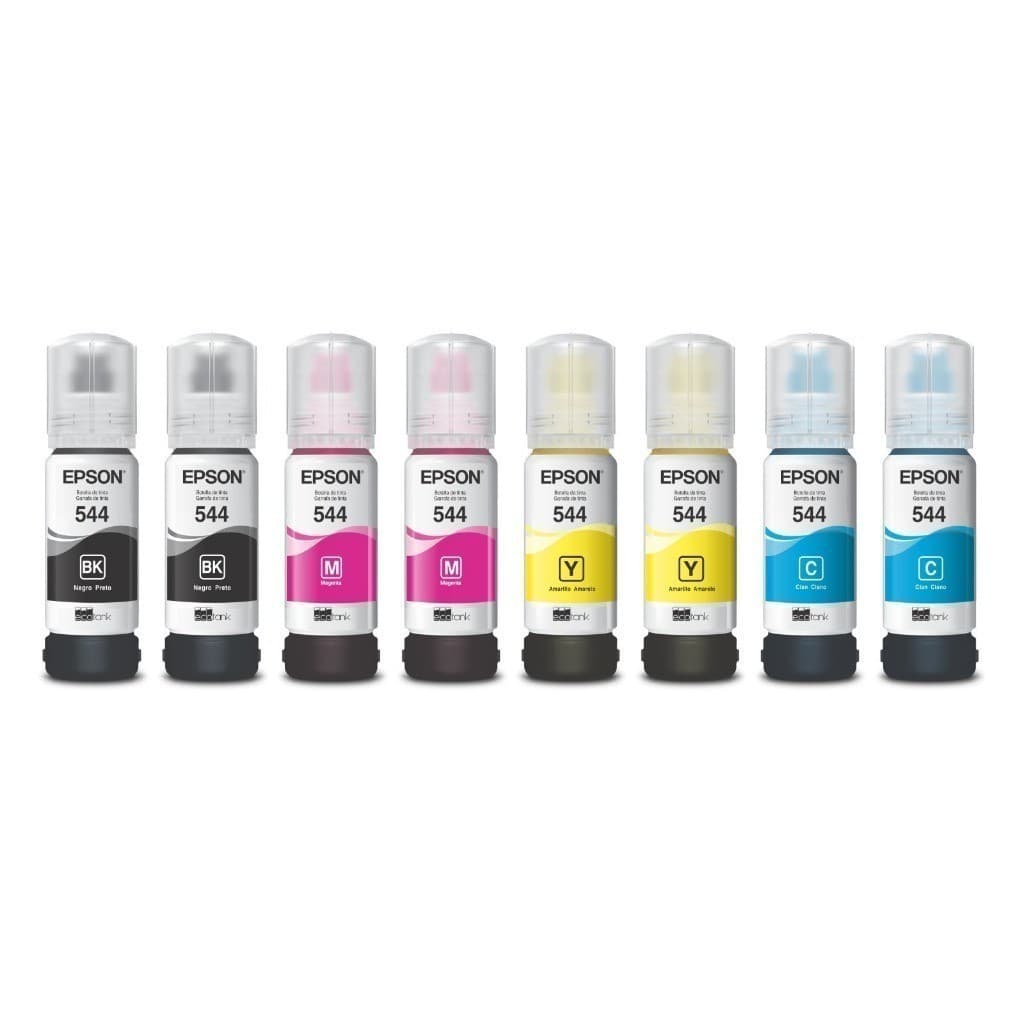 KIT 8 TINTA  ORIGINAL T544 L3110 L3210 L3250