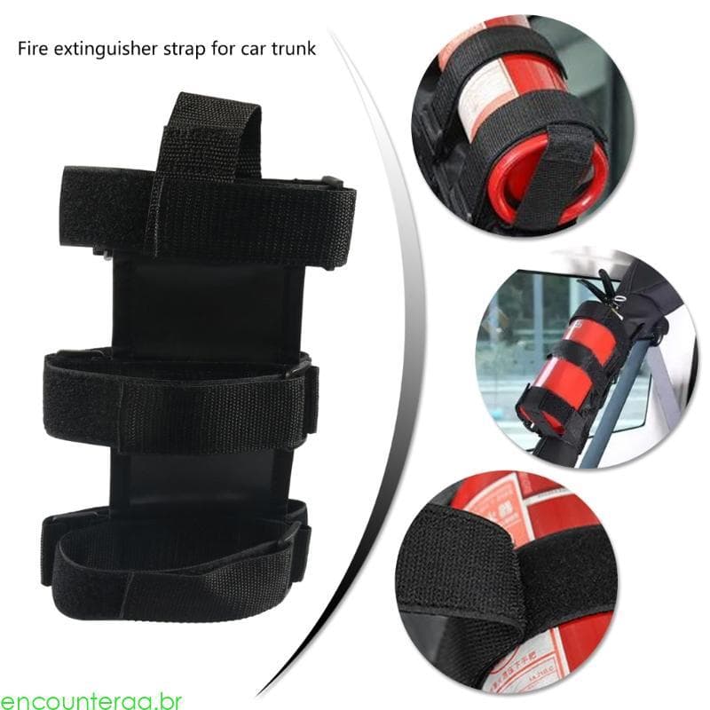 Encontrora Universalmente Correias Fixas Para Tronco Carro Extintor Armazenamento Fixação Cinto
