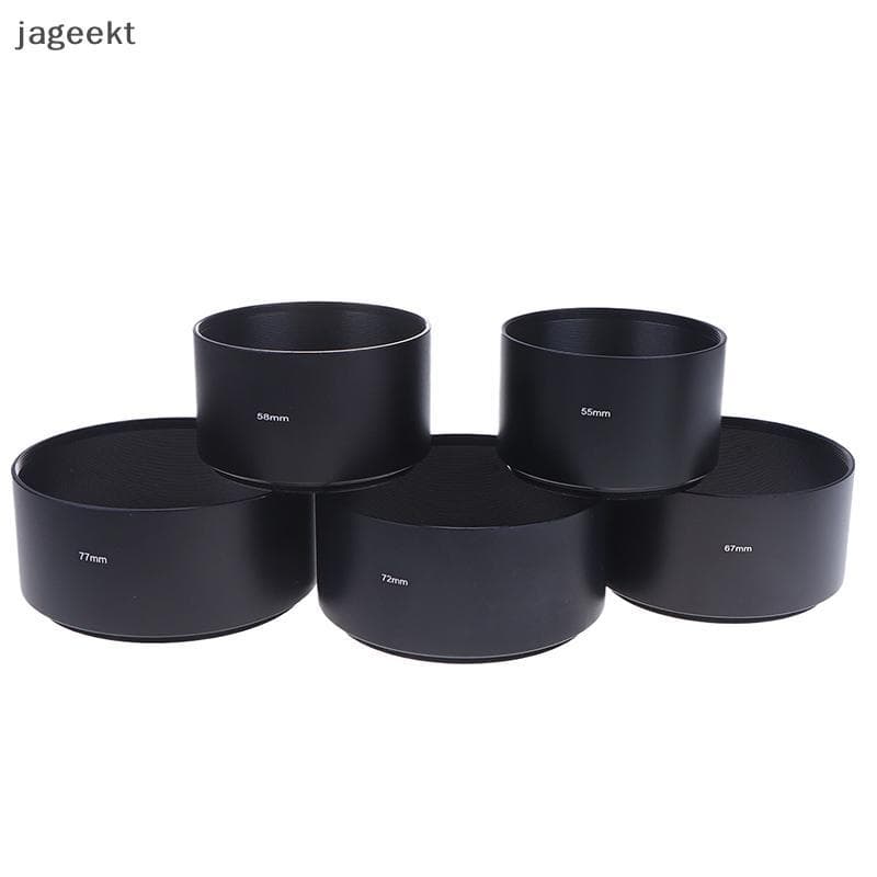 [jageekt] 40.5 Mm 43 46 49 52 55 58 62 67 72 77 Capa De Lente De Metal Longo Para Câmera Guarda-Sol Universal BR
