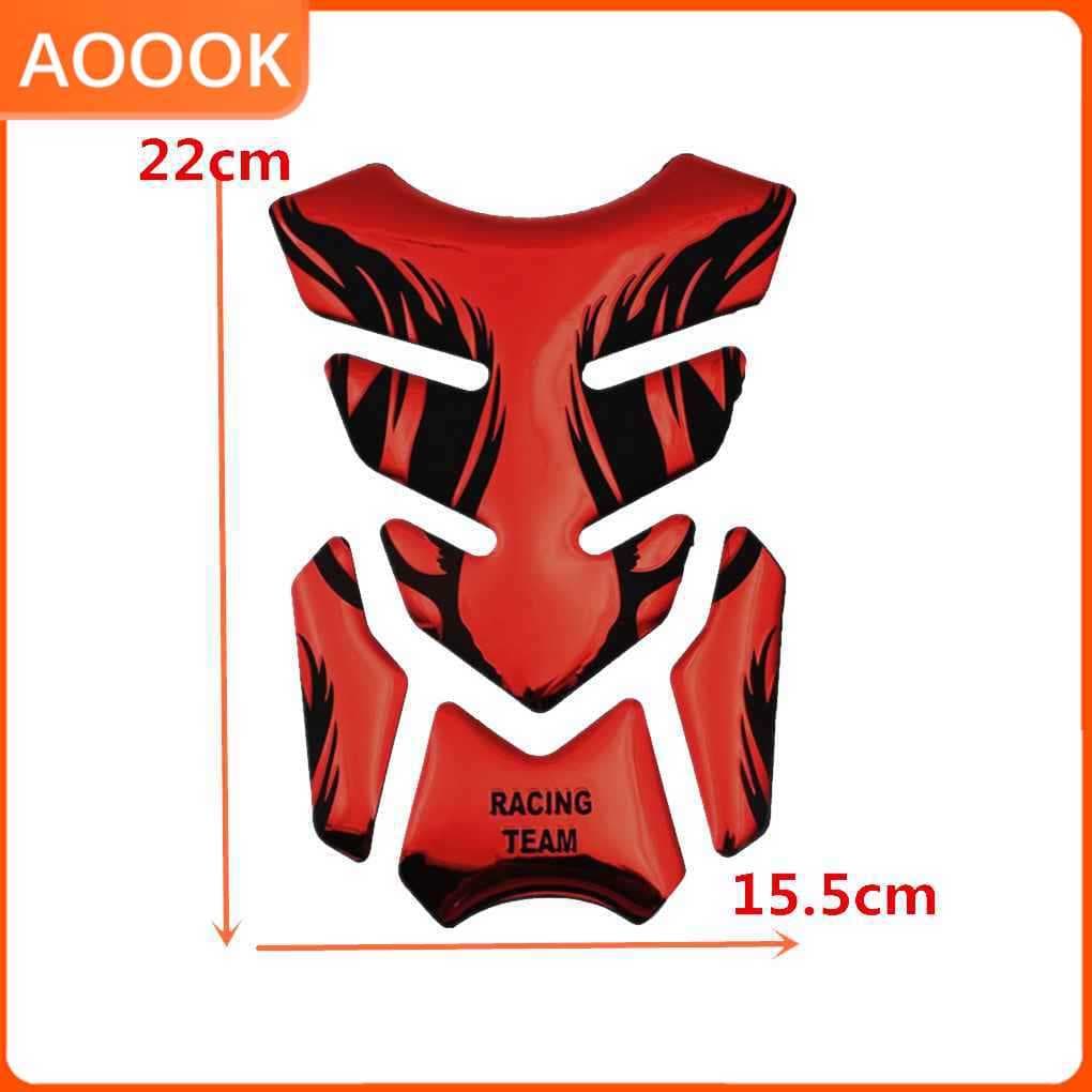 Almofada Do Tanque De Combustível Da Motocicleta 3D Decalque Adesivo Capa Universal Para