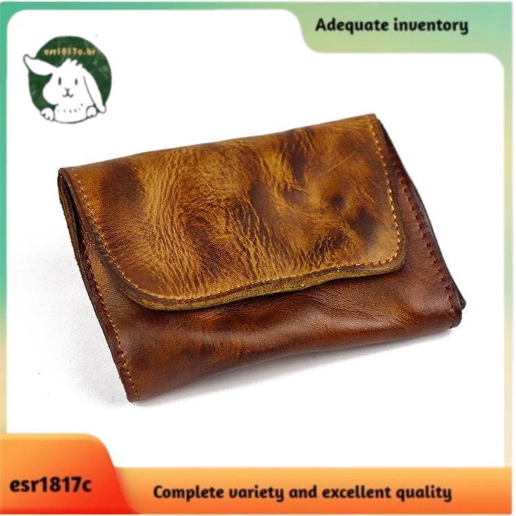 Bolso De Moedas Retrô Feito À Mão , Mini Carteira Fashion , Bolsa/Dinheiro/Estojo De Cartão Para Homens E Mulheres