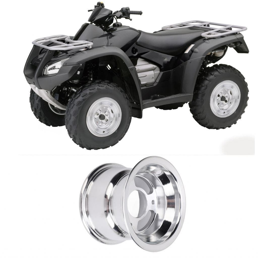Eryue 6 Polegada atv aro da roda de liga alumínio substituição ideal para diy atvs ir karts alta resistência à prova
