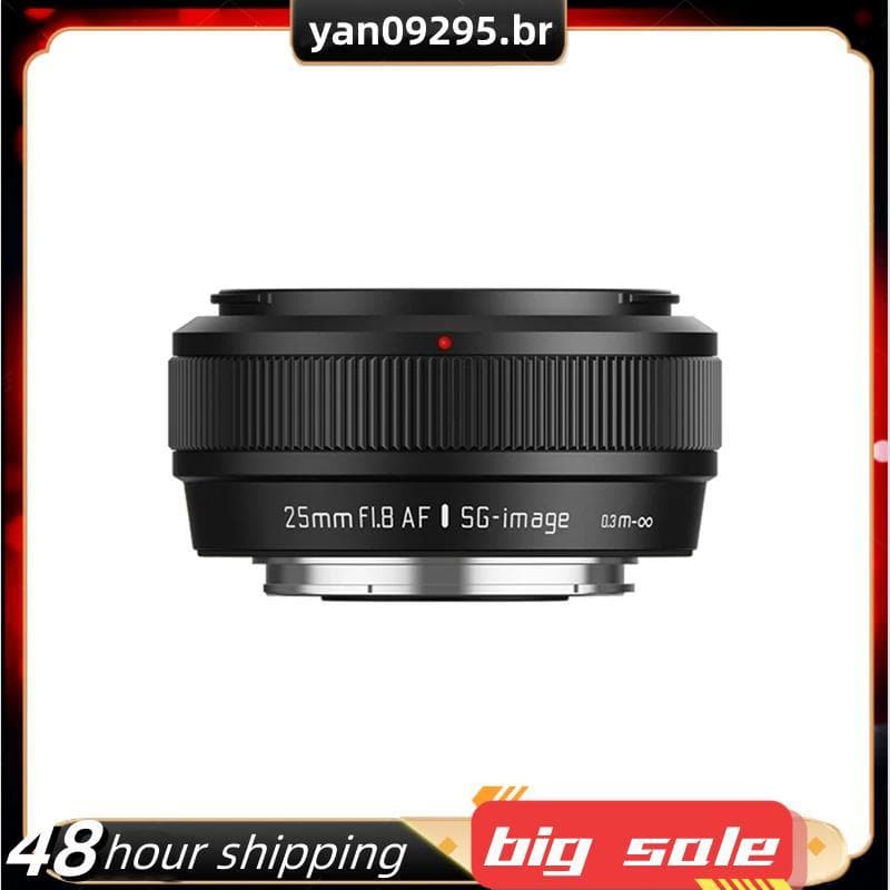 Adaptador De Foco Fixo De Biscoito De Grande Abertura 25mm F1.8 AF Lente Automático Para Montagem Z Paisagem Humanística