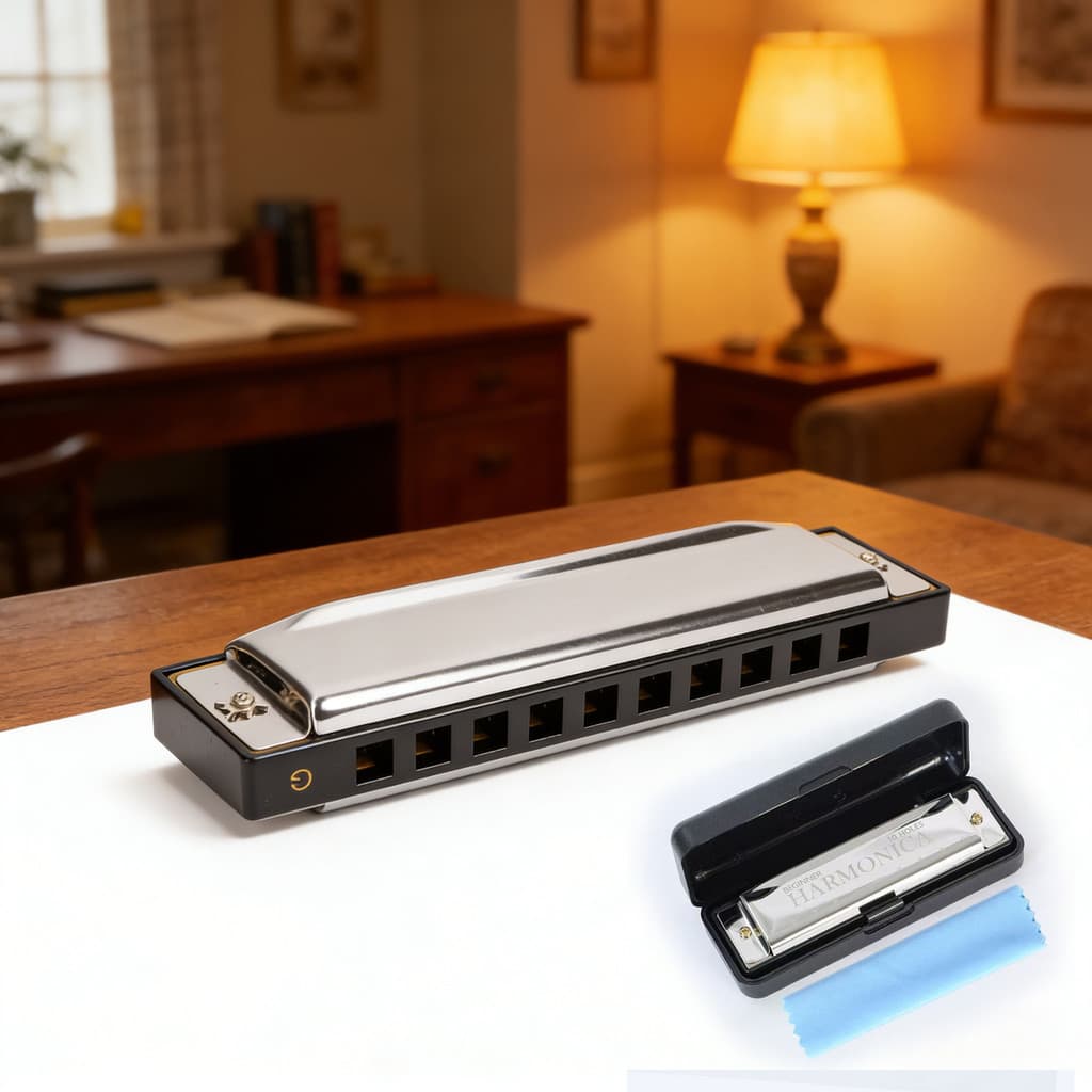 Gaita harmônica de nota única, tom C, 10 furos, gaita harmônica de 10 tons (tipo de afinação)