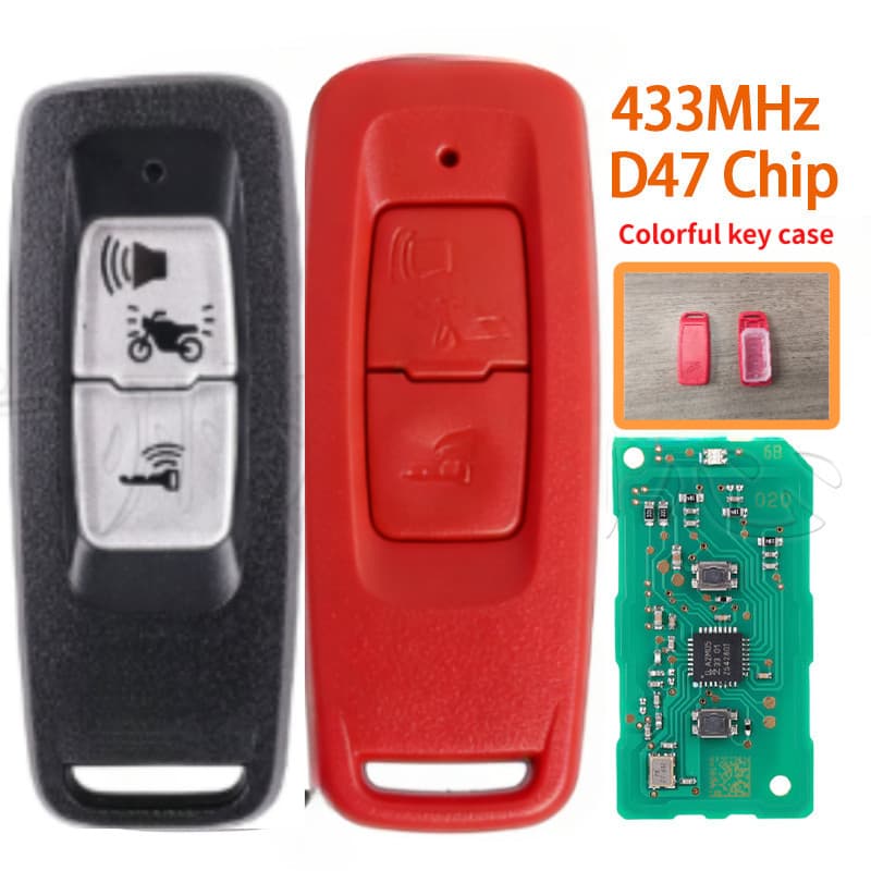 Adequado para chave inteligente de motocicleta Honda PCX160 433 MHz ID47 35111/121-K1Z-U11